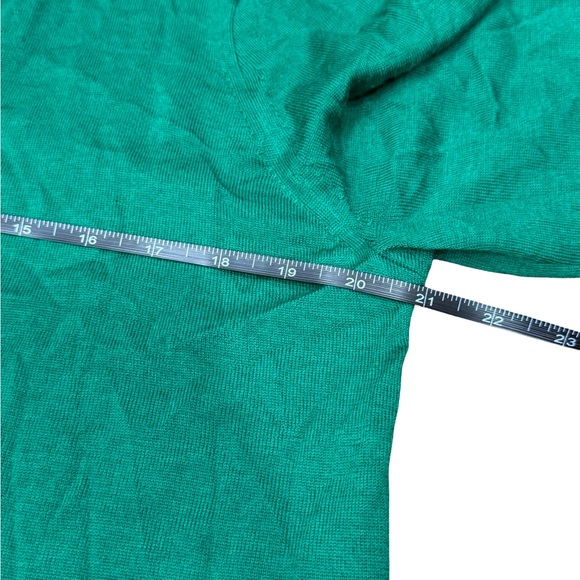 🍀 J.Crew Green 100% Merino Wool Cardigan Sweater Women’s Size XL - Picture 11 of 16